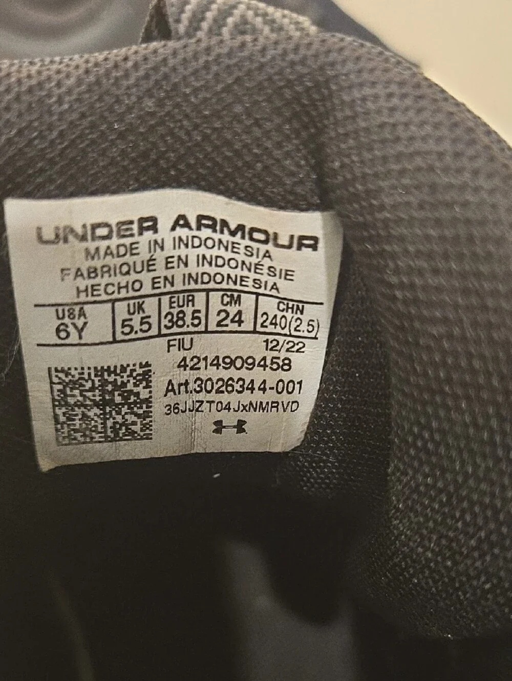 Under Armour Kid Football Cleats